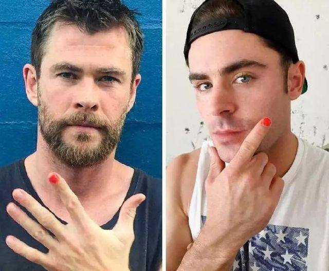 If you see a man with one painted fingernail…