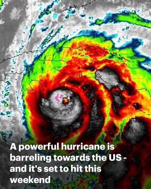 Hurricane set to hit the US…