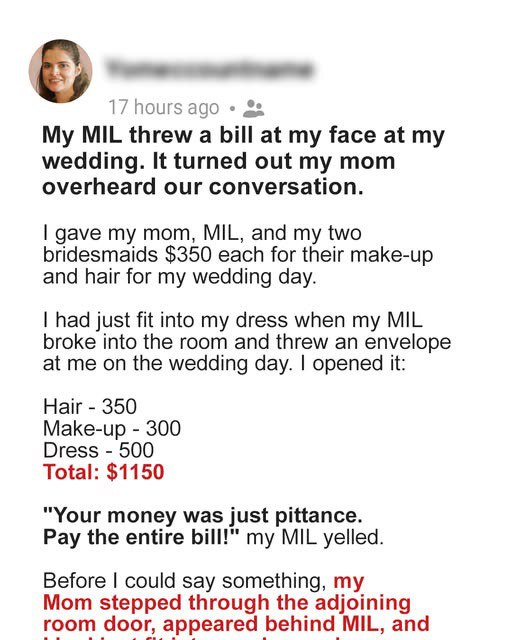 My Mother-in-Law’s Wedding Day Surprise