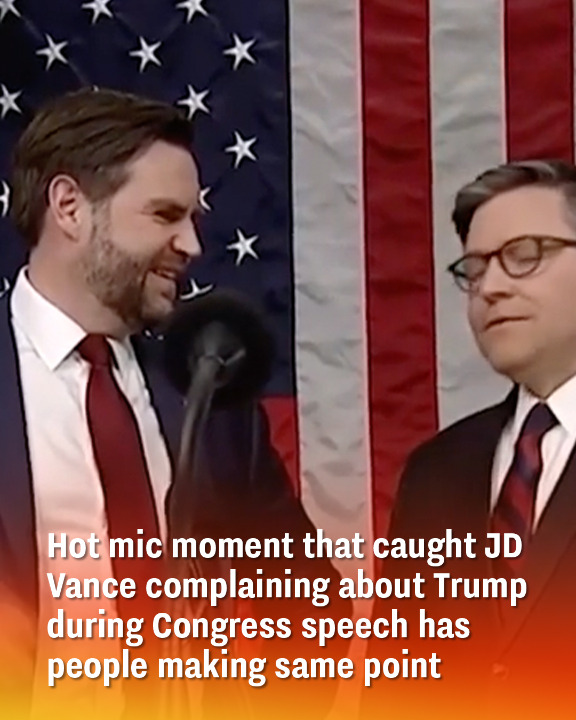 Hot Mic Captures JD Vance Criticizing Trump During Congress Speech, Sparking Widespread Reaction
