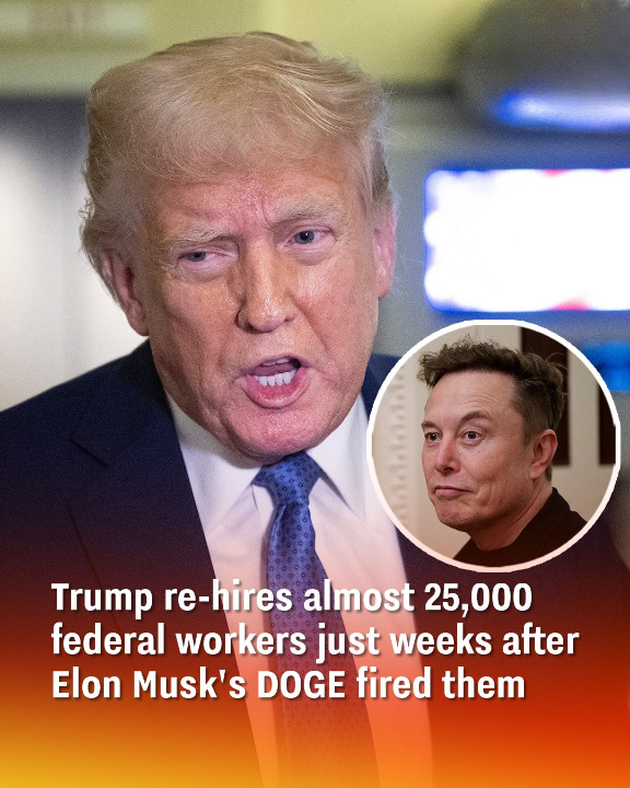 Trump re-hires almost