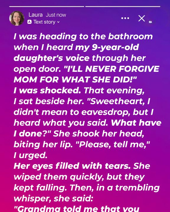 I Overheard My 9-Year-Old Daughter