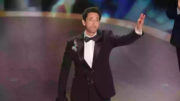 Adrien Brody slammed as ‘disrespectful’ over one moment during winner’s speech at Oscars