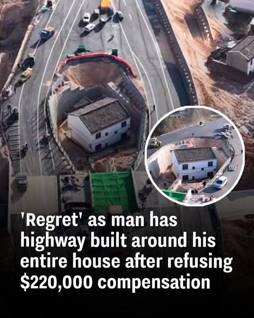 ‘Regret’ as man has highway