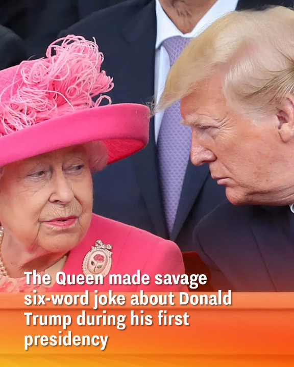 The Queen made savage