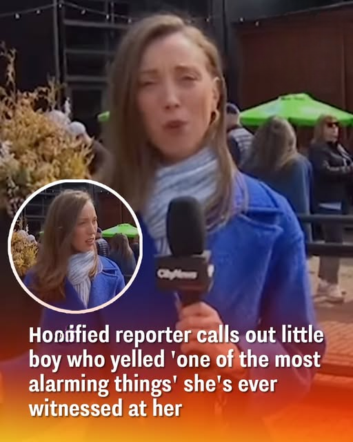 Hor.rified reporter calls