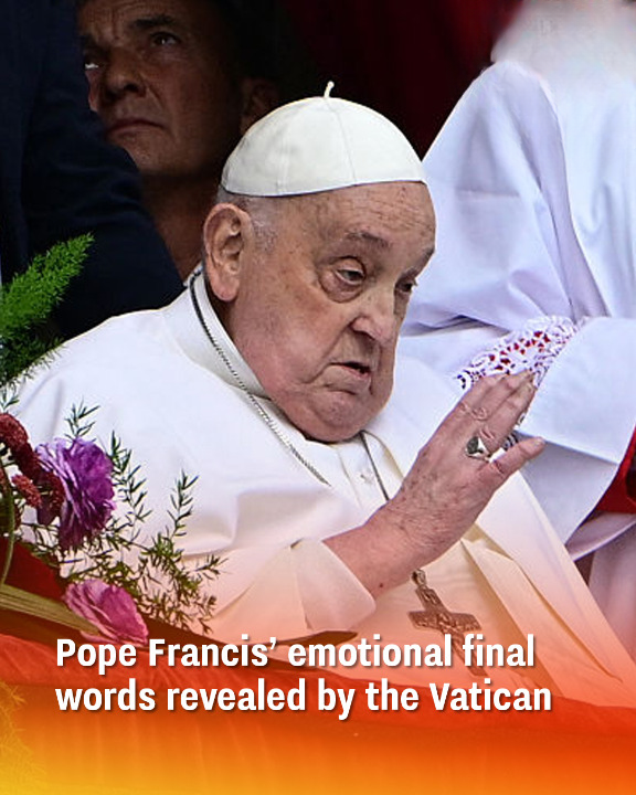 Pope Francis’ emotional