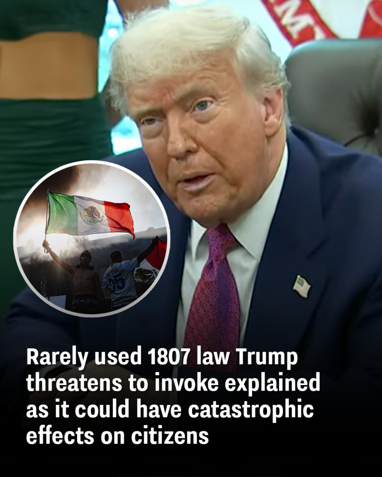 Rarely used 1807 law Trump threatens to invoke