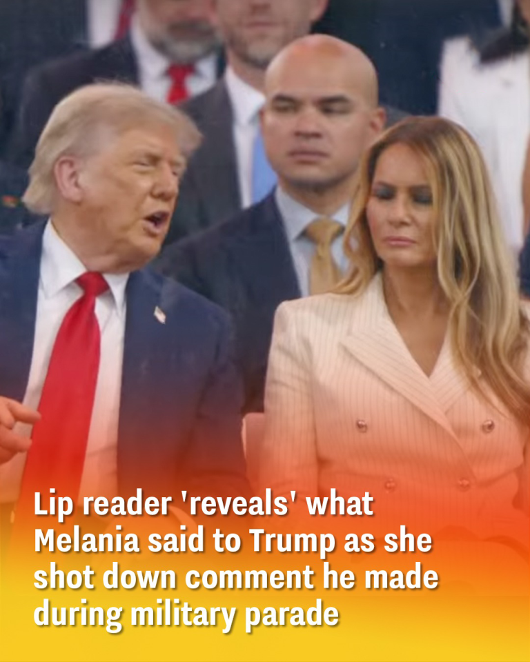 Lip reader ‘reveals’ what Melania said to Trump