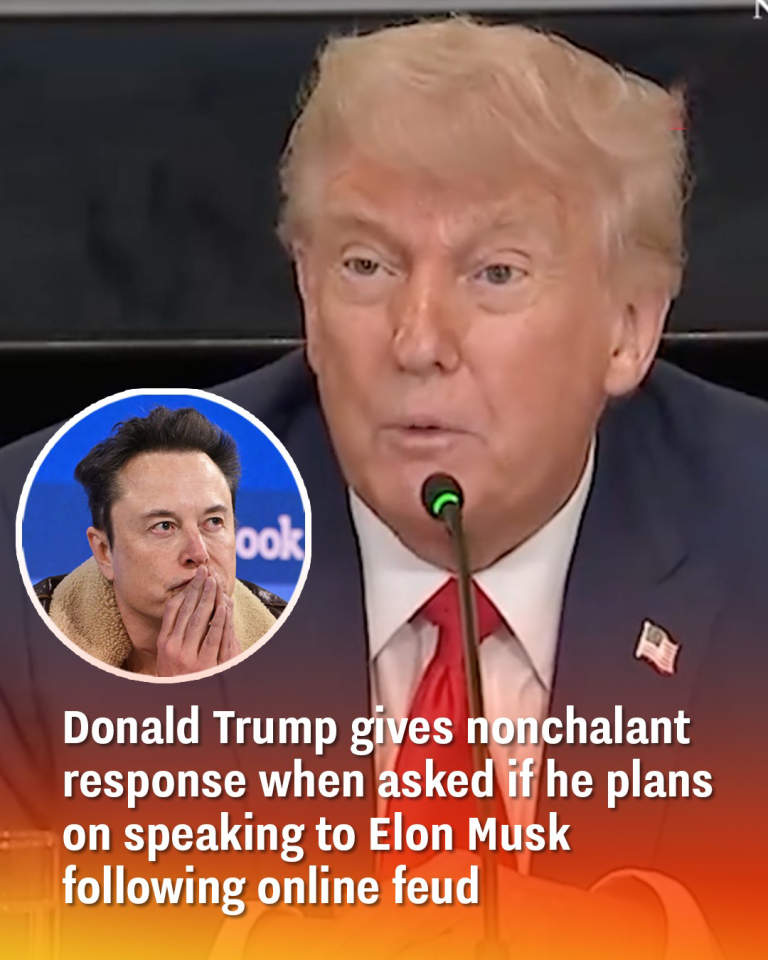 Donald Trump gives nonchalant response