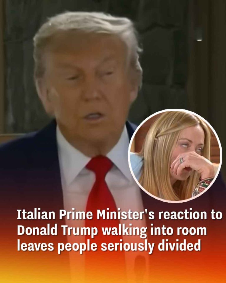 Italian Prime Minister’s reaction to Donald Trump