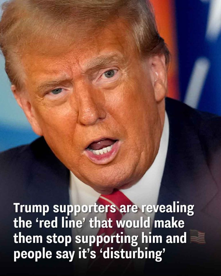 Trump supporters are revealing the ‘red line’ that would make them stop supporting him and people say it’s ‘disturbing’