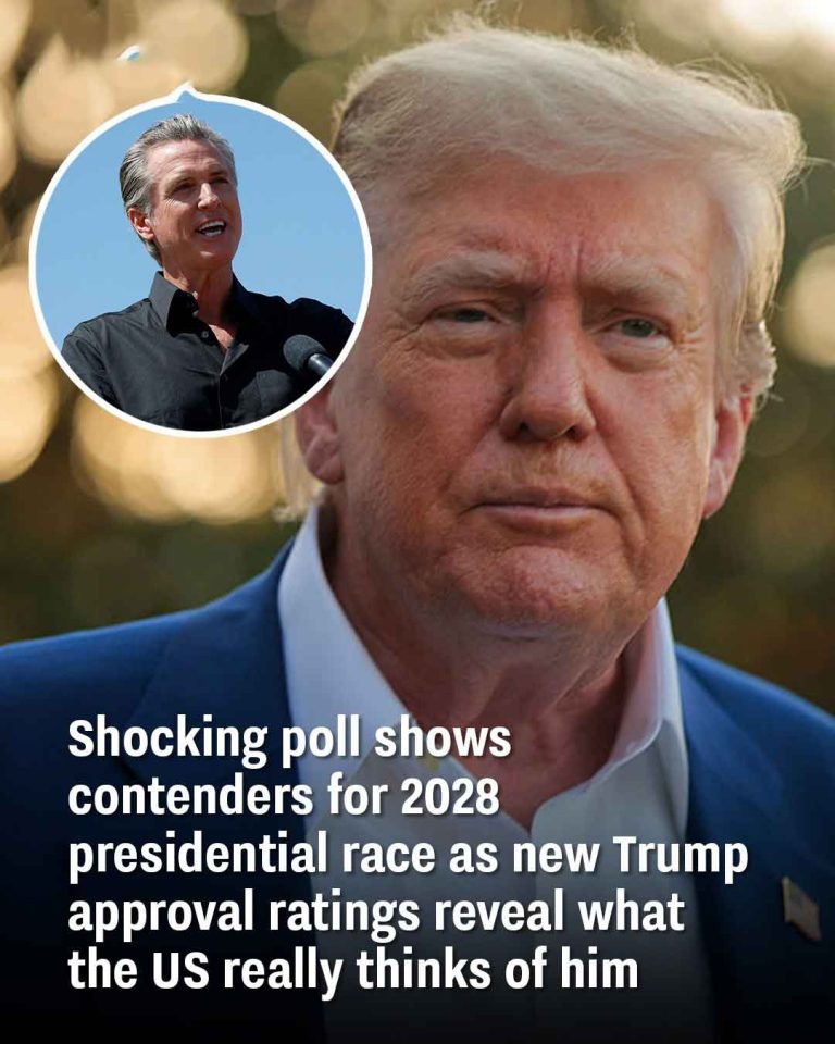Shocking poll shows contenders for 2028 presidential race as new Trump approval ratings reveal what the US really thinks of him