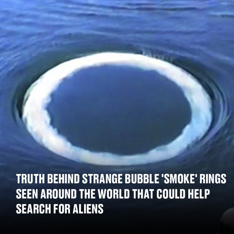 Truth behind strange bubble ‘smoke’ rings seen
