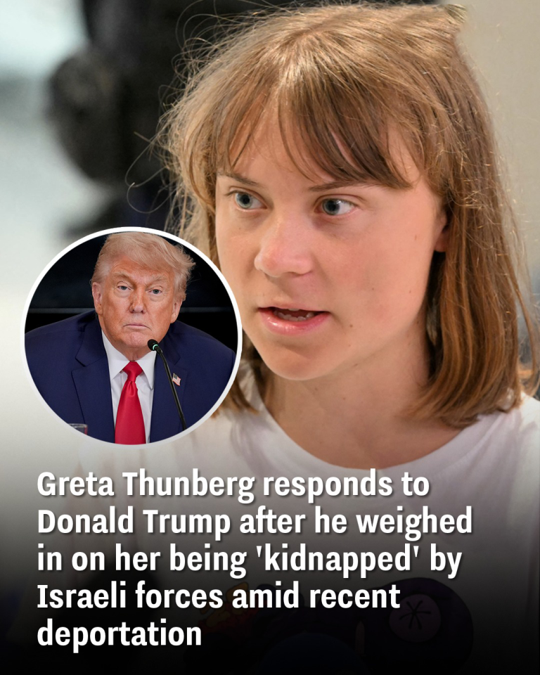 Greta Thunberg responds to Donald Trump after he weighed
