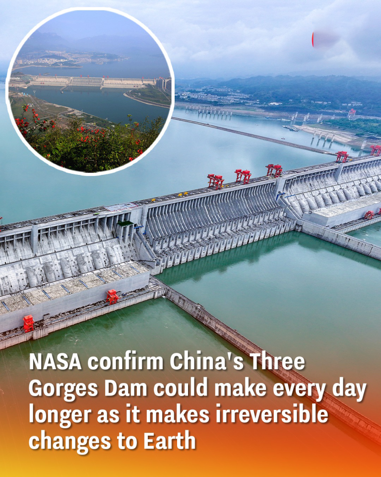 NASA confirm China’s Three Gorges Dam could make