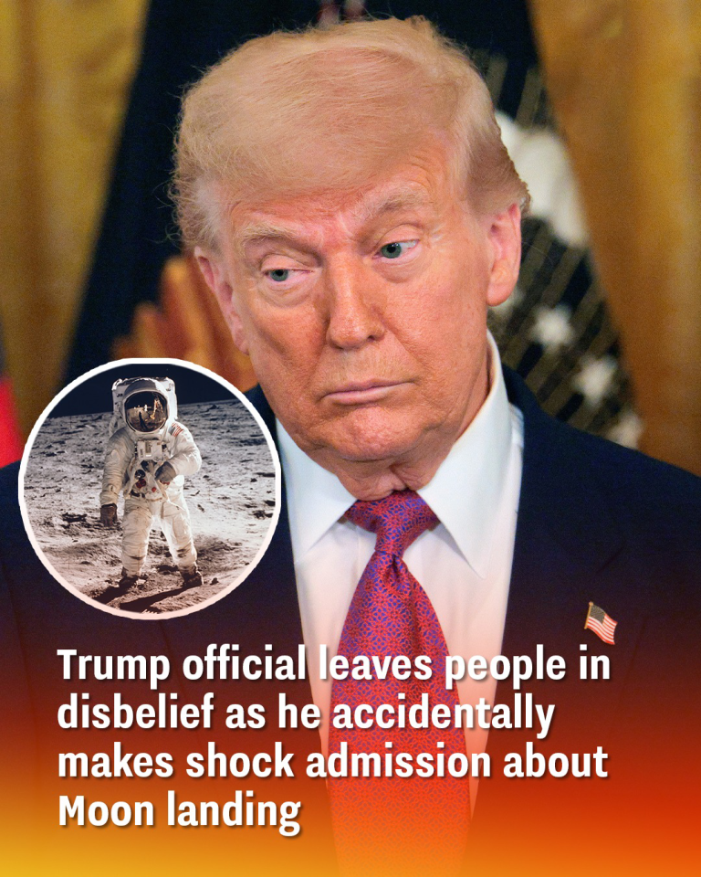 Trump official leaves people in disbelief as he accidentally makes shock admission about Moon landing