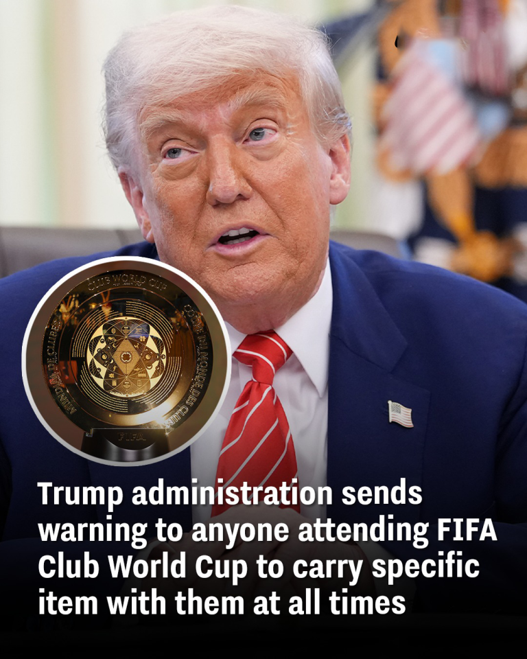 Trump administration sends warning to anyone attending FIFA Club World Cup