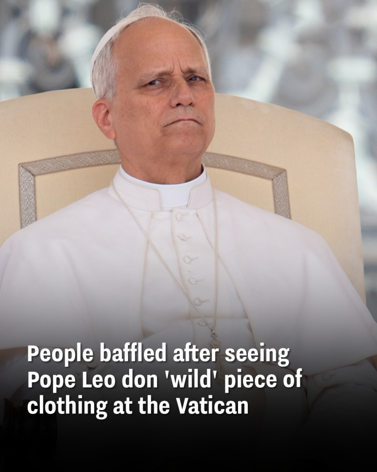 People baffled after seeing Pope Leo don