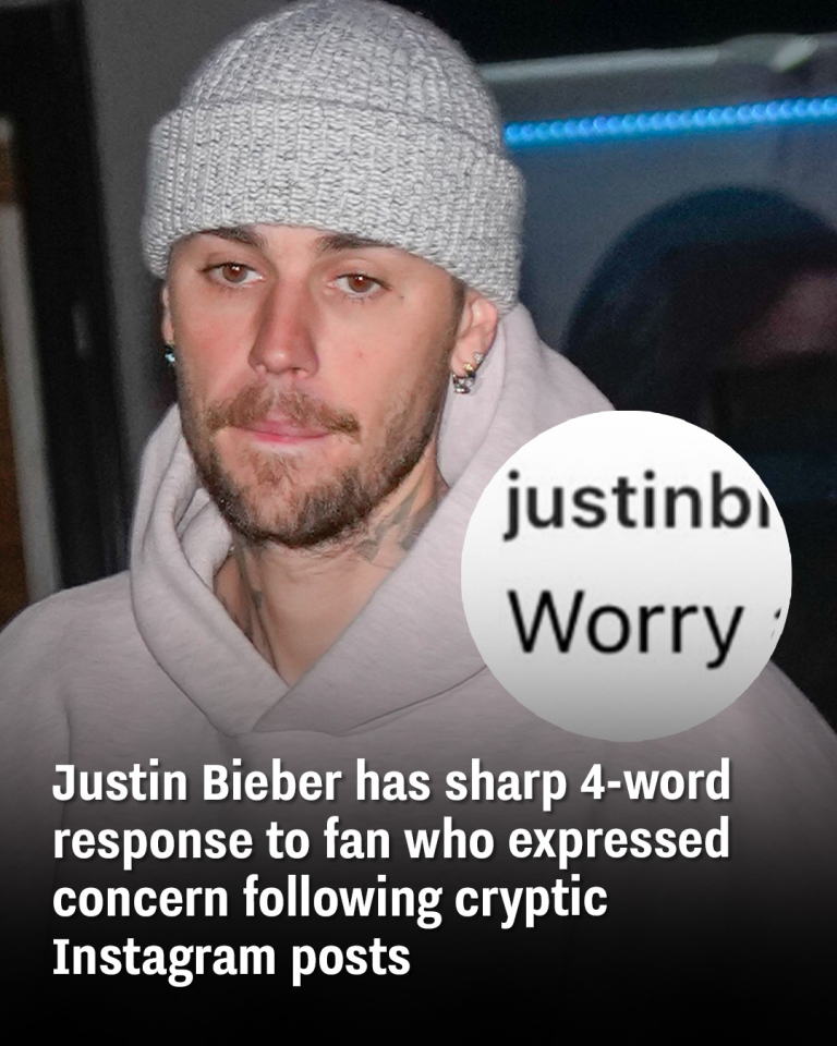 Justin Bieber has sharp 4-word response to fan who
