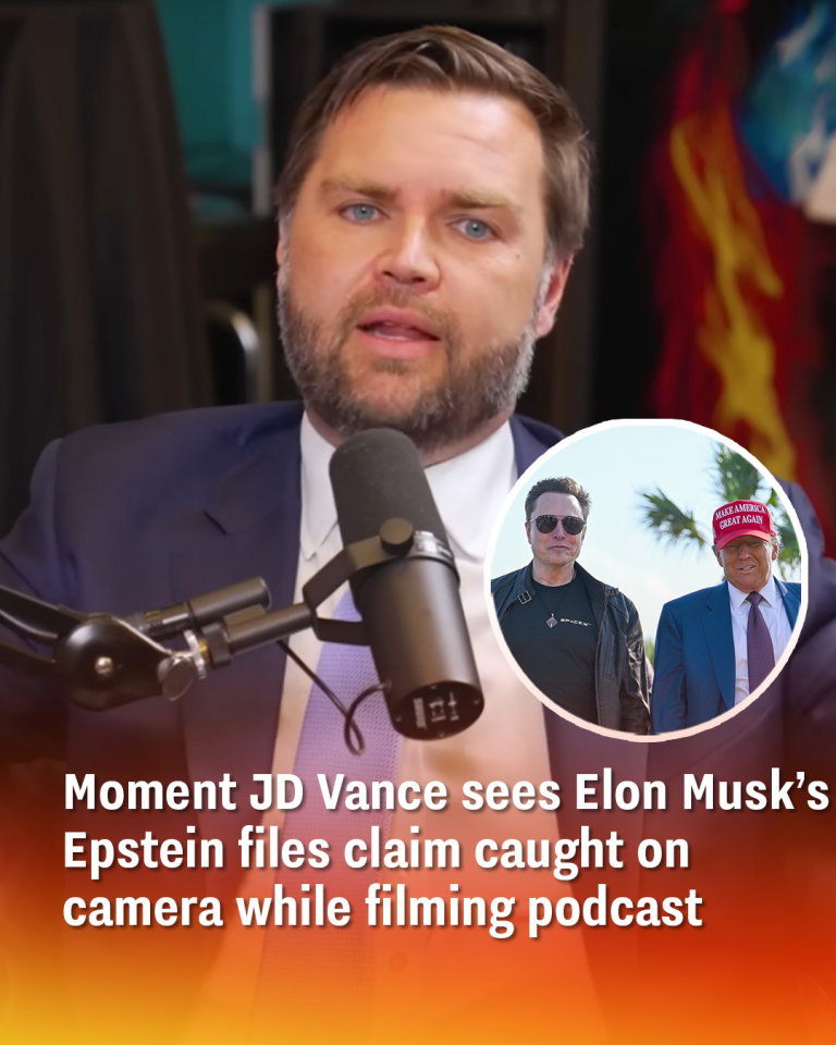 Moment JD Vance sees Elon Musk’s Epstein files