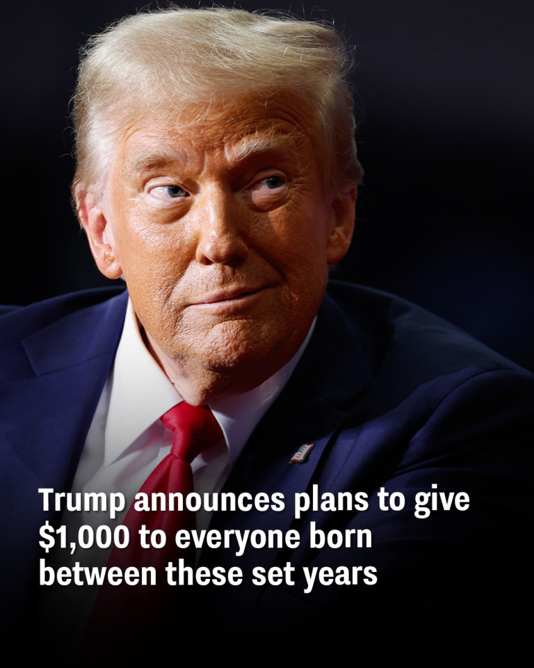 Trump announces plans to give $1,000 to