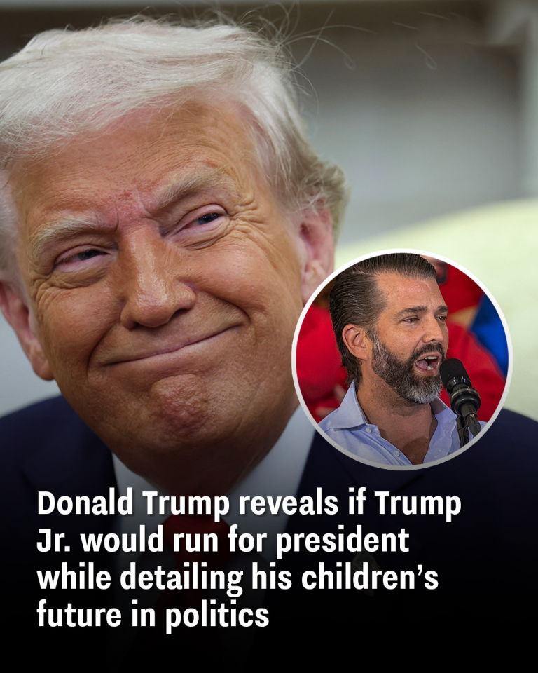 Donald Trump reveals if Trump Jr. would run