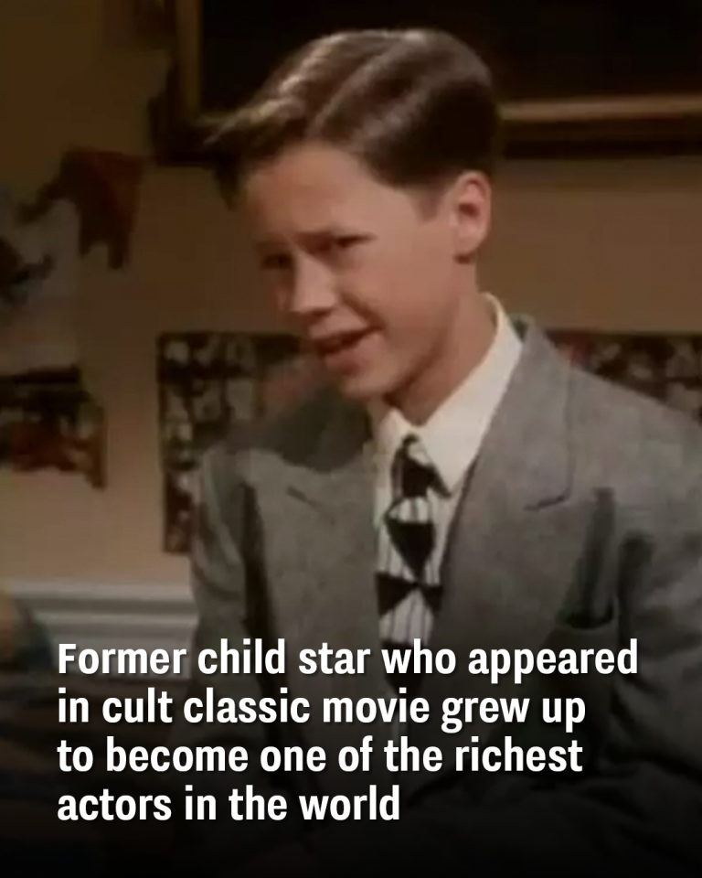 Former child star who appeared in cult classic movie