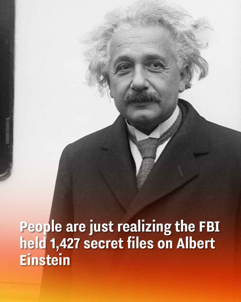 People are just realizing the FBI held 1,427 secret files on Albert Einstein