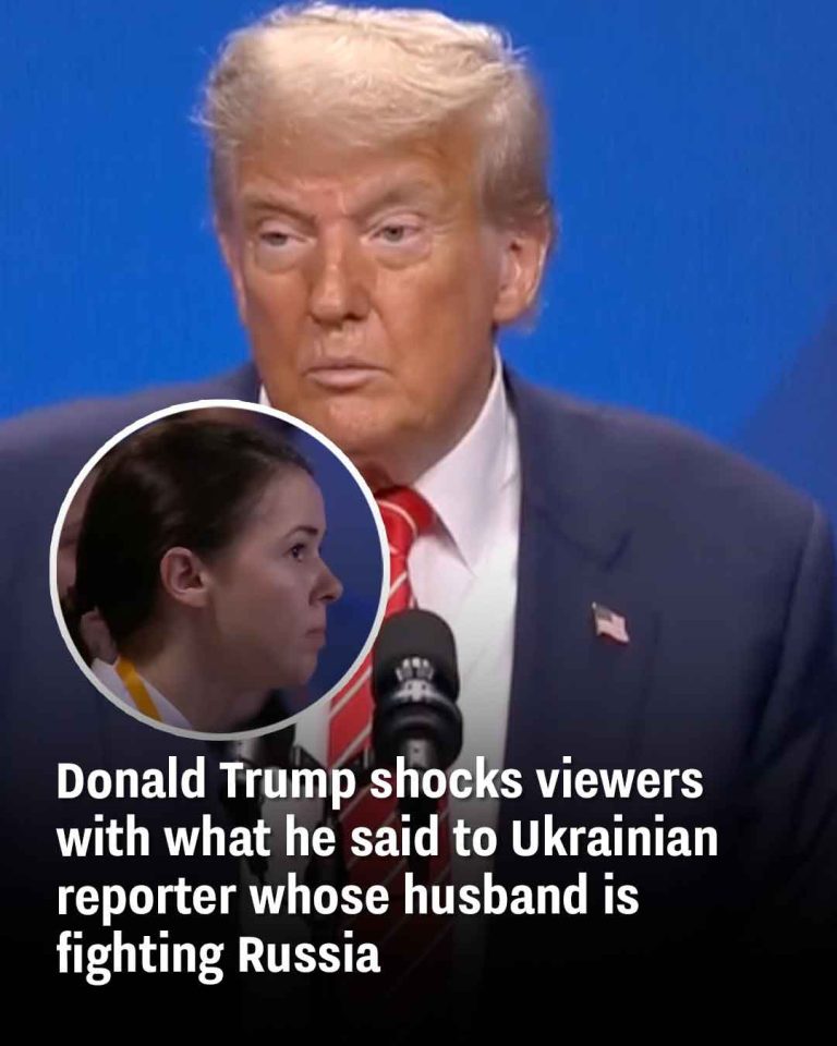 Donald Trump shocks viewers with what he said to Ukrainian reporter whose husband is fighting Russia
