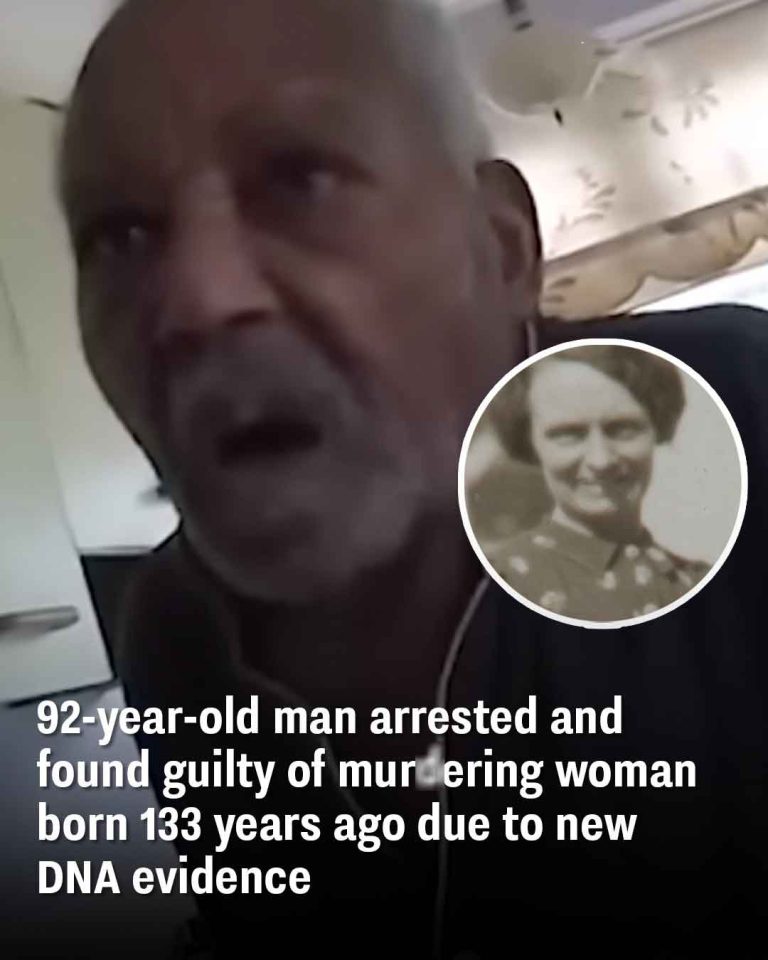 92-year-old man arrested and found guilty of mur.ering woman born 133 years ago due to new DNA evidence
