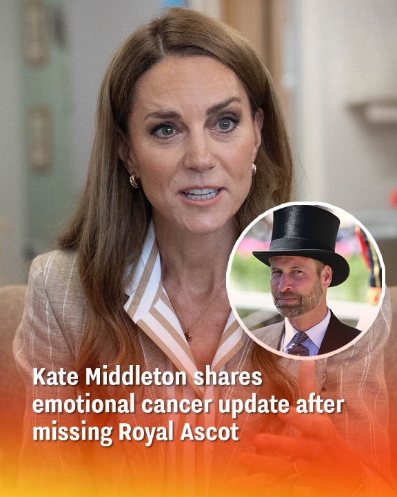 Kate Middleton shares emotional cancer update after missing Royal Ascot