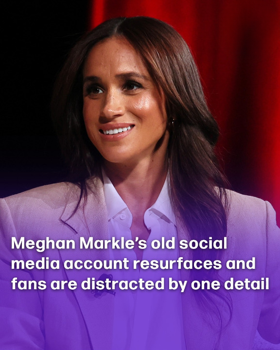 Meghan Markle’s old social media account resurfaces and fans are distracted by one detail