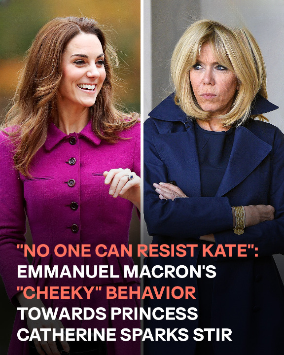 Interaction Between Emmanuel Macron & Princess Catherine During a State Banquet at Windsor Castle Ignites Buzz